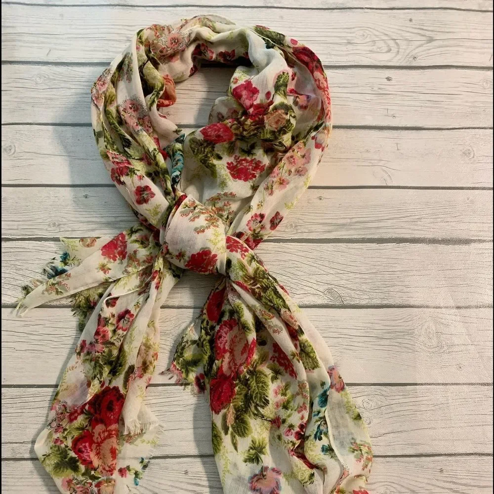 Forever 21 floral scarf